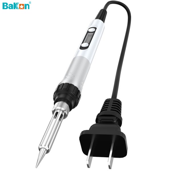 BK606A Protable Digital Display Soldering Iron Pink Color - Image 4