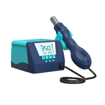 BK880 Rework Soldering Station: 600W, visual panel, stable temp, microcomputer control, brushless fan, overheat protection, for repairs, chip work