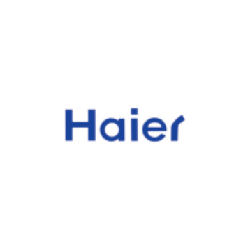 A visual representation of partnership with Haier, symbolizing collaboration and teamwork.
