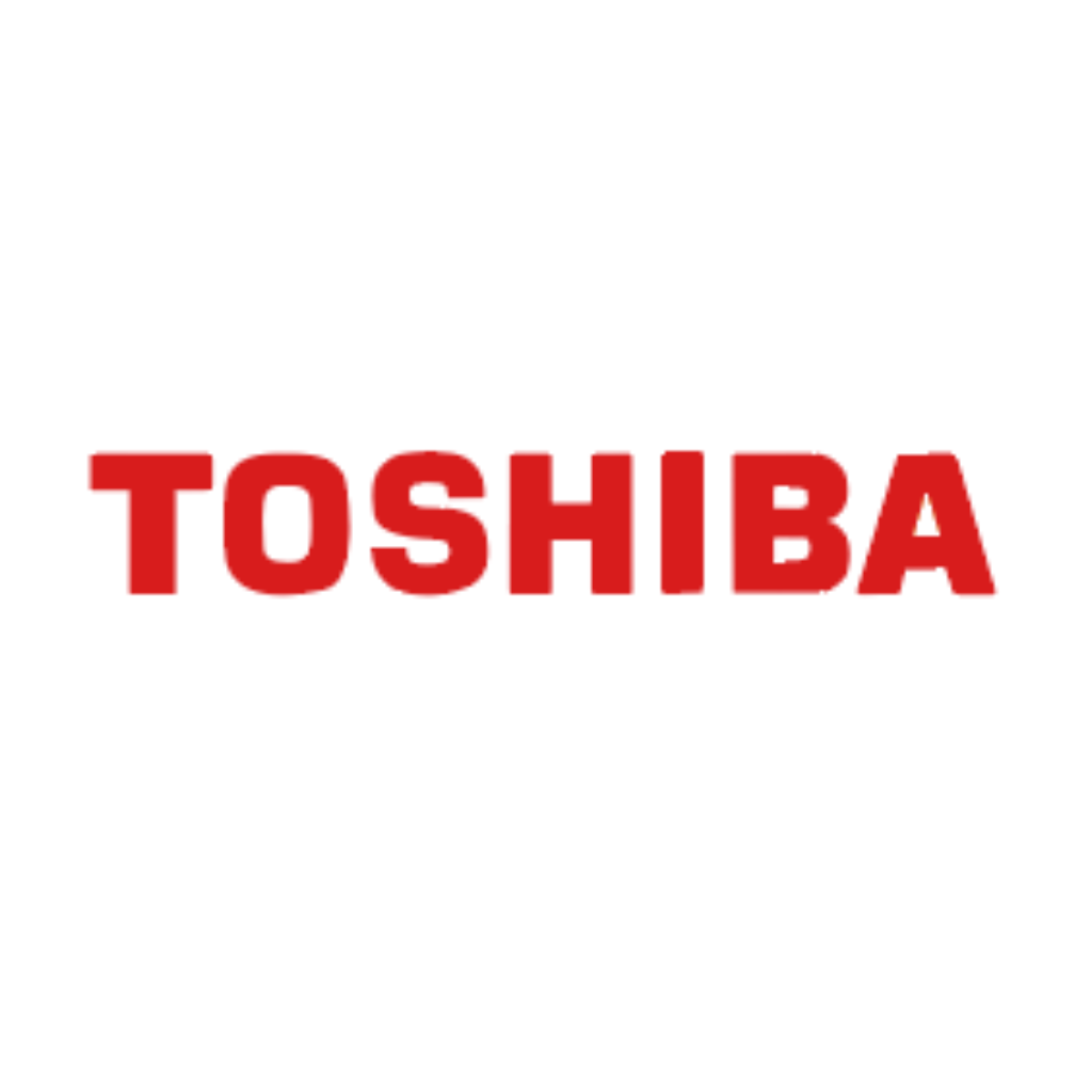 A visual representation of partnership with Toshiba, symbolizing collaboration and teamwork