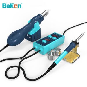 BK858E 2 in 1 portable soldering and rework station