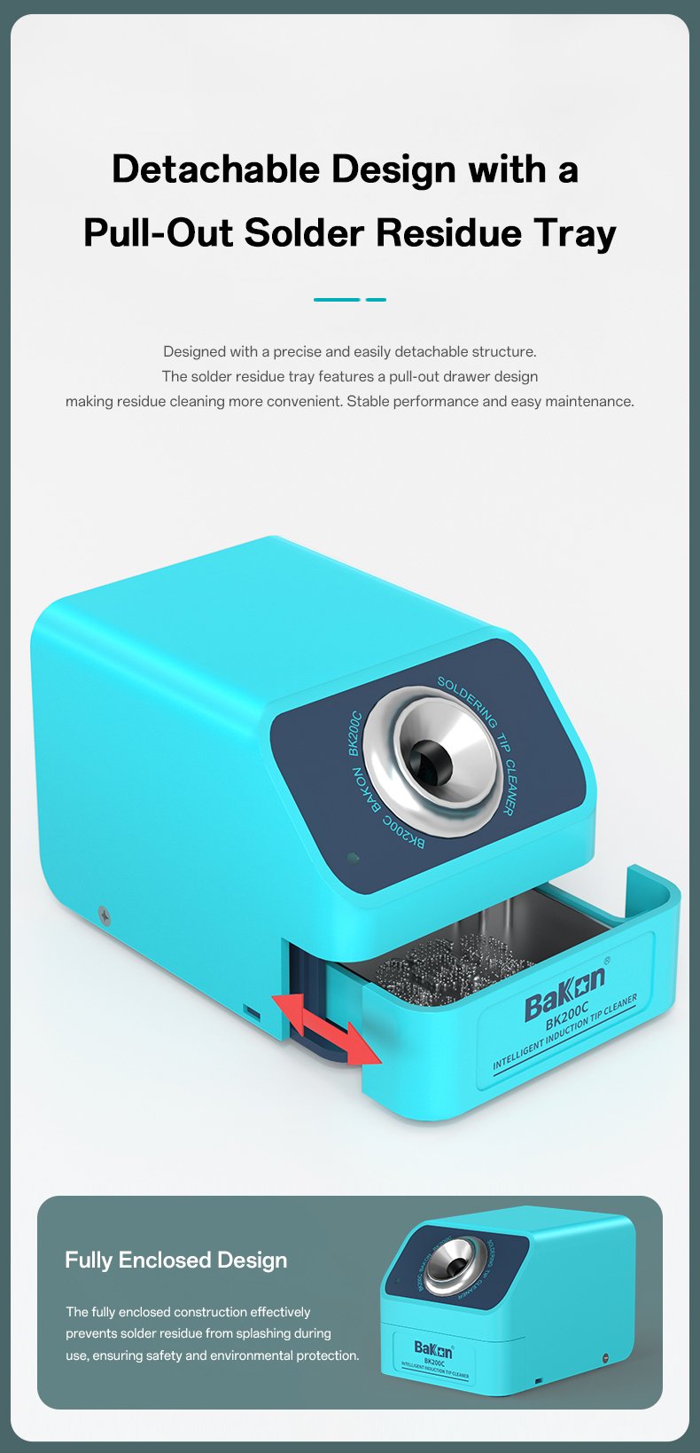 BK200C Automatic Solder Tip Cleaner 13