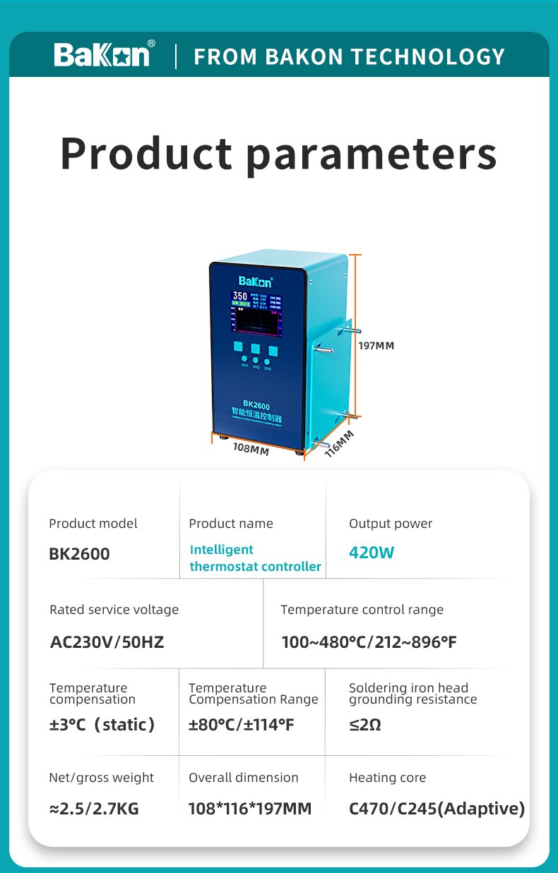 BK2600 Intelligent Thermostat 11