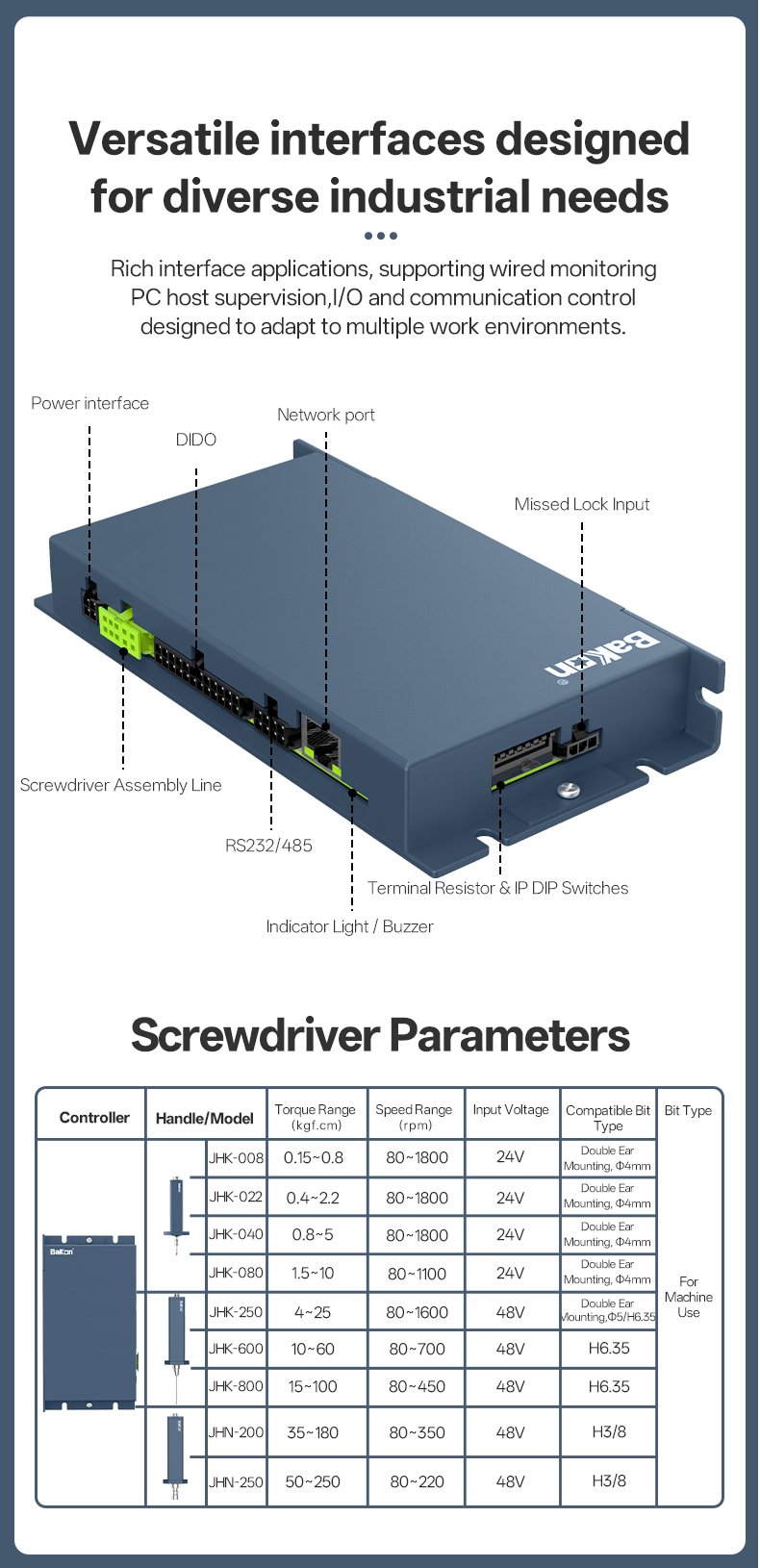 Bakon JHK Smart Torque Control Electric Screwdriver 11