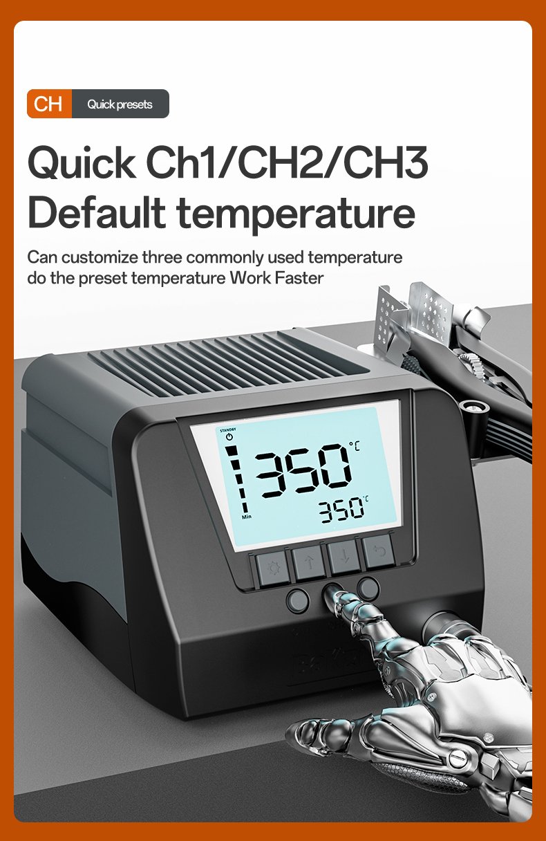 BK805 intelligent temperature control wire heat stripper 11