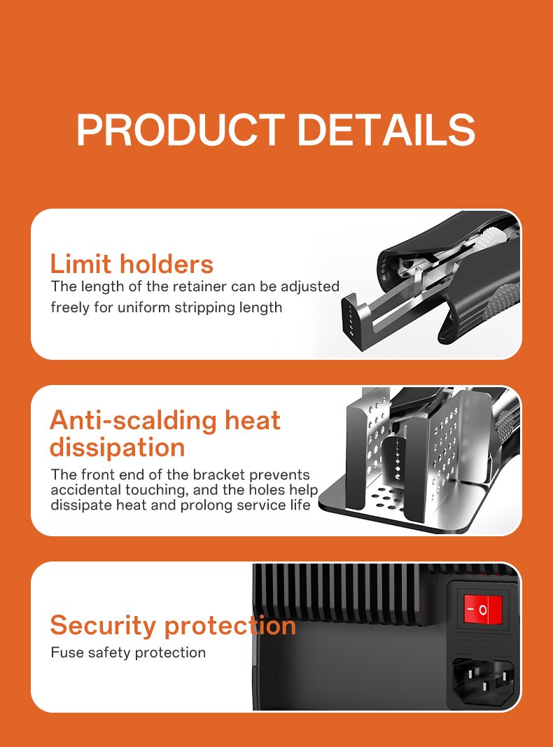 BK805 intelligent temperature control wire heat stripper 13