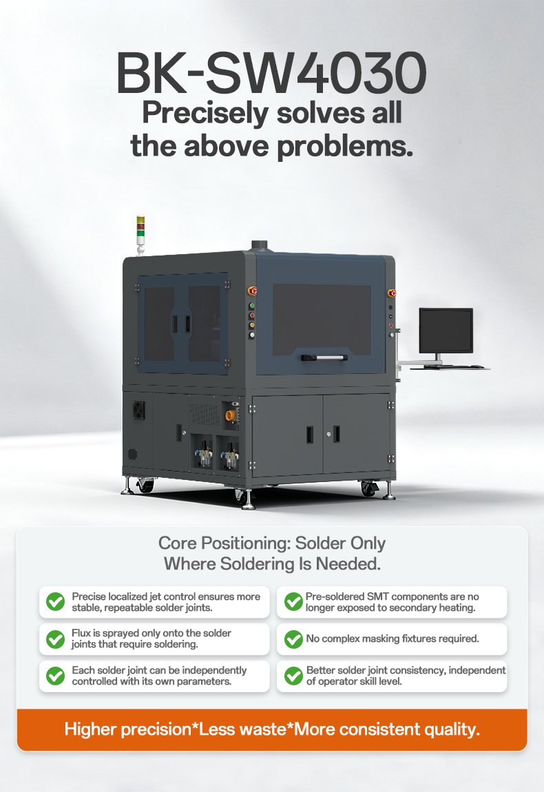 BK SW 4030 Offline Selective Wave Soldering Machine 17