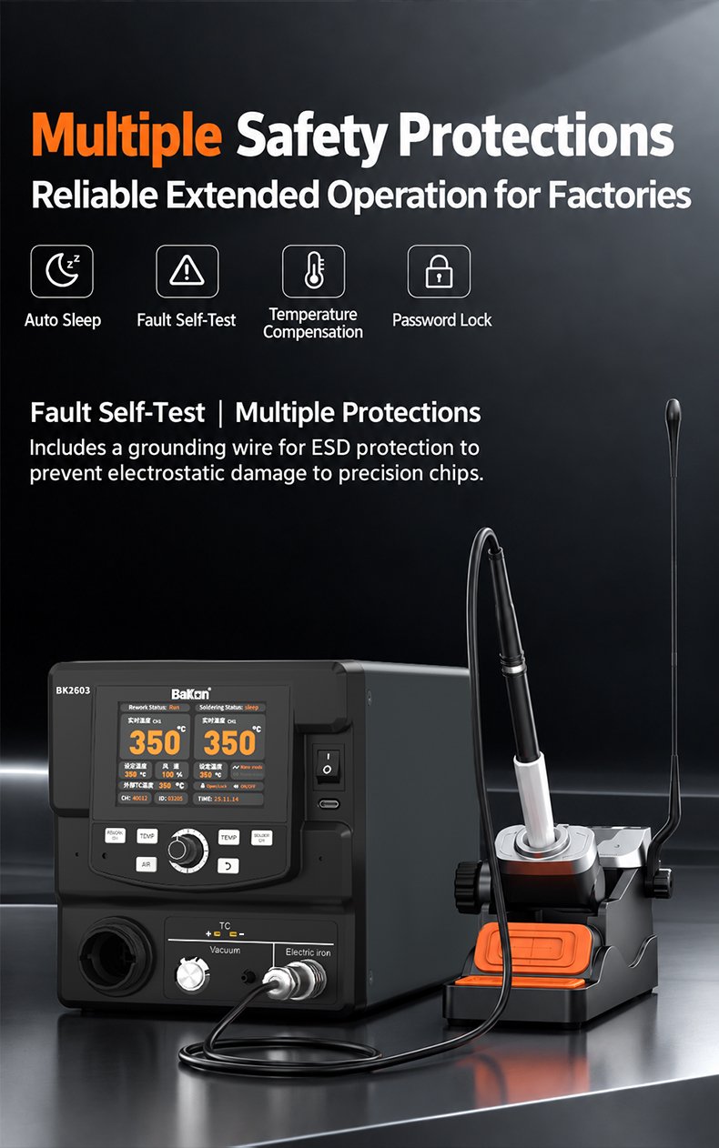 BK2603 Precision Smart Rework Station 12