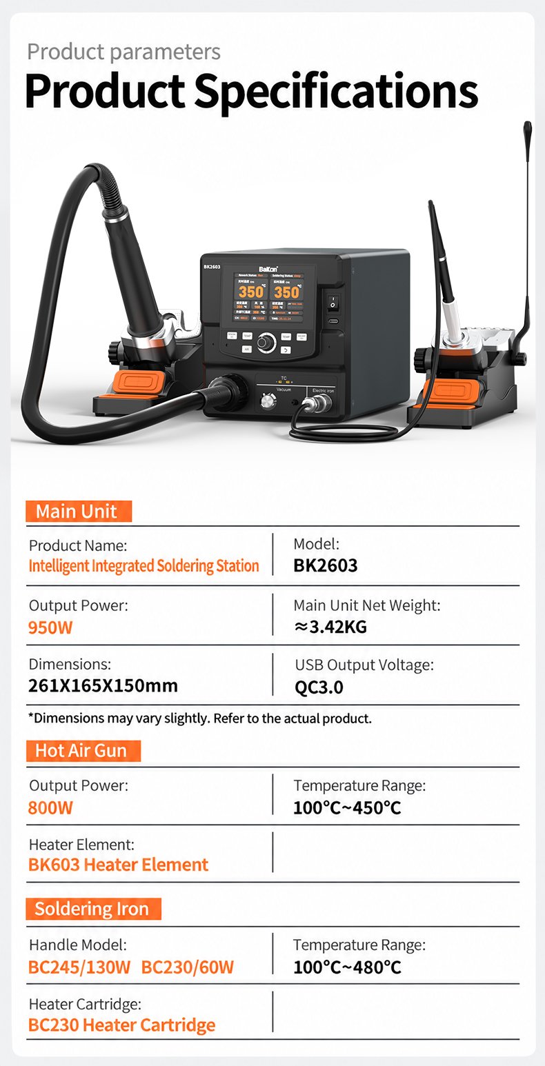 BK2603 Precision Smart Rework Station 14