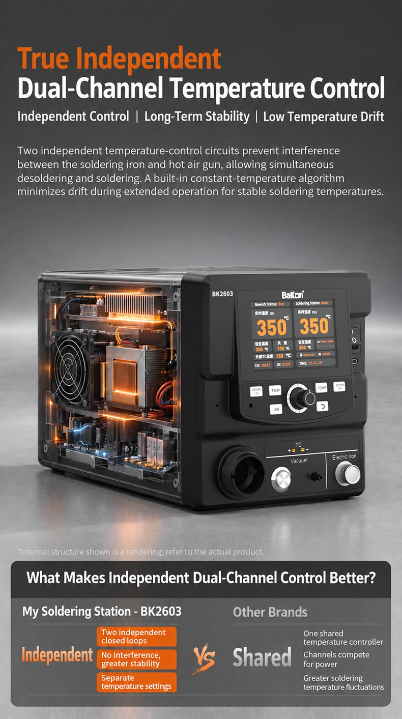 BK2603 Precision Smart Rework Station 5